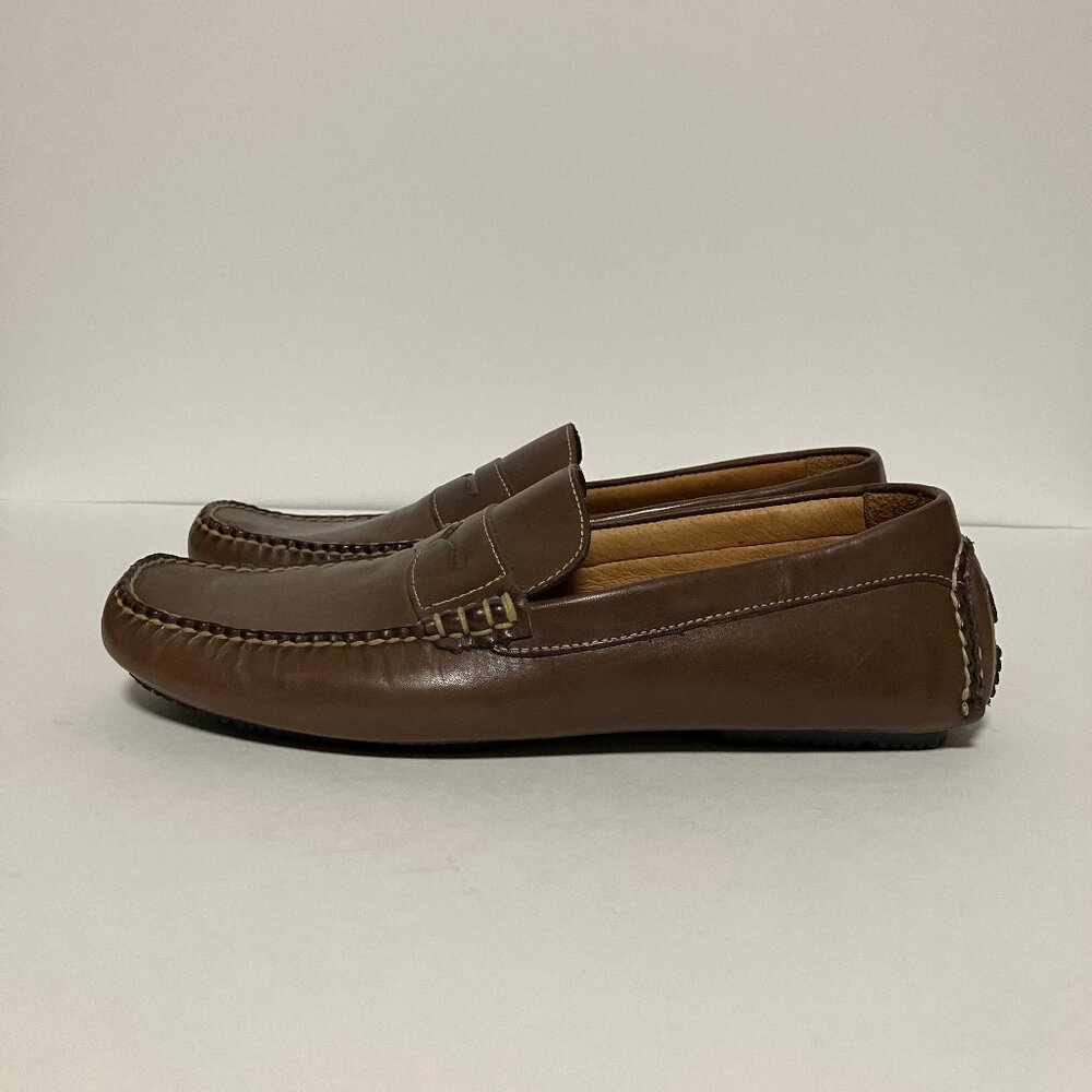 Johnston & Murphy Loafers, Men's Size 9 1/2 M, Brown Penny Loafers, J&M Flex